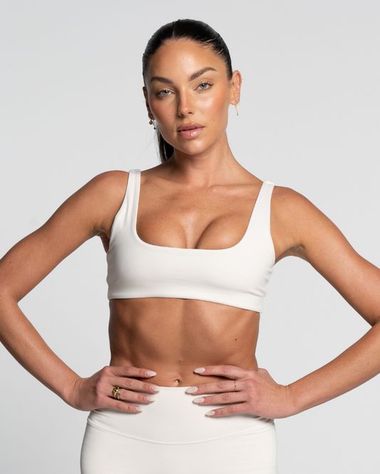 Square Neck Crop - Off-White