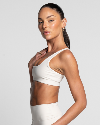 Square Neck Crop - Off-White