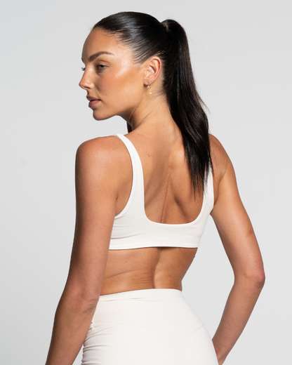 Square Neck Crop - Off-White