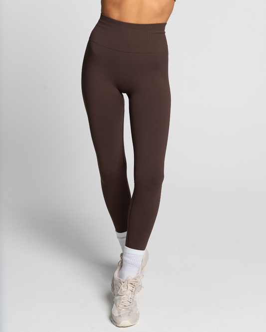 Seamless Legging - Espresso (Invisible Scrunch)