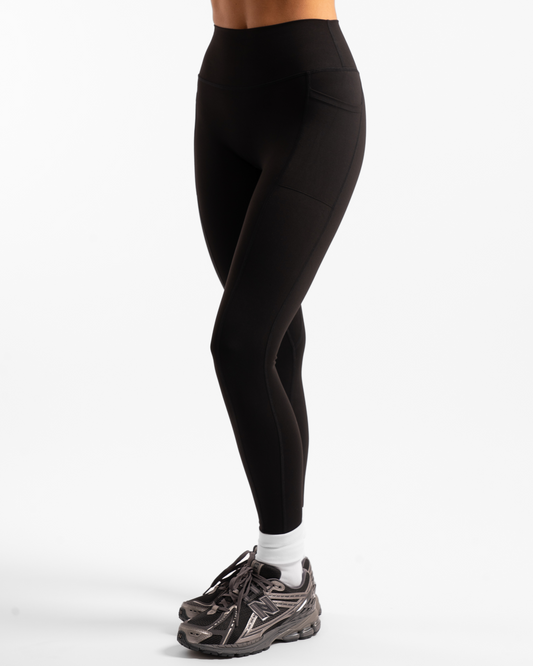 Not Your Basic Pocket Legging - Onyx (Invisible Scrunch)