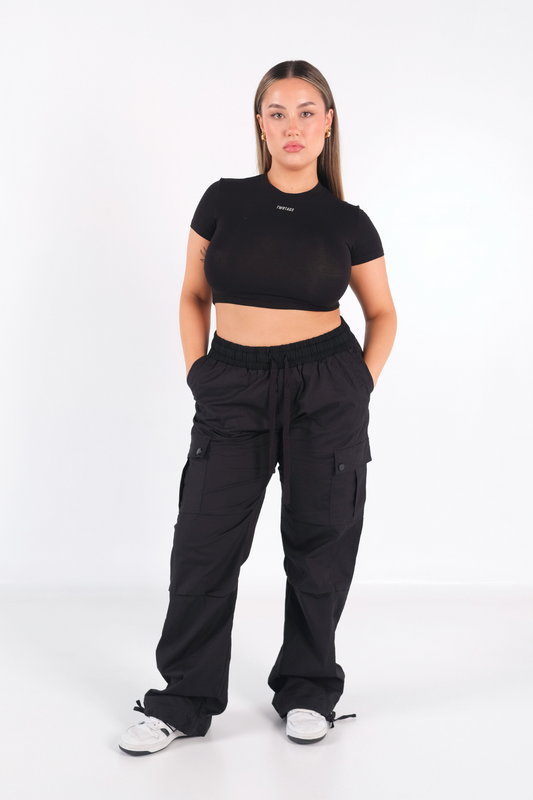 Sculpt Crop - Black