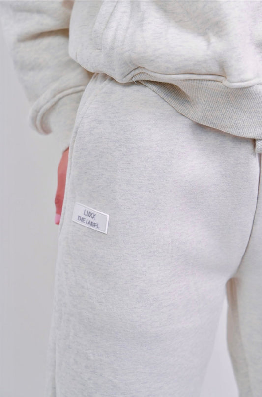 Yesmine Fleece Jogger - Cloud Marle Grey